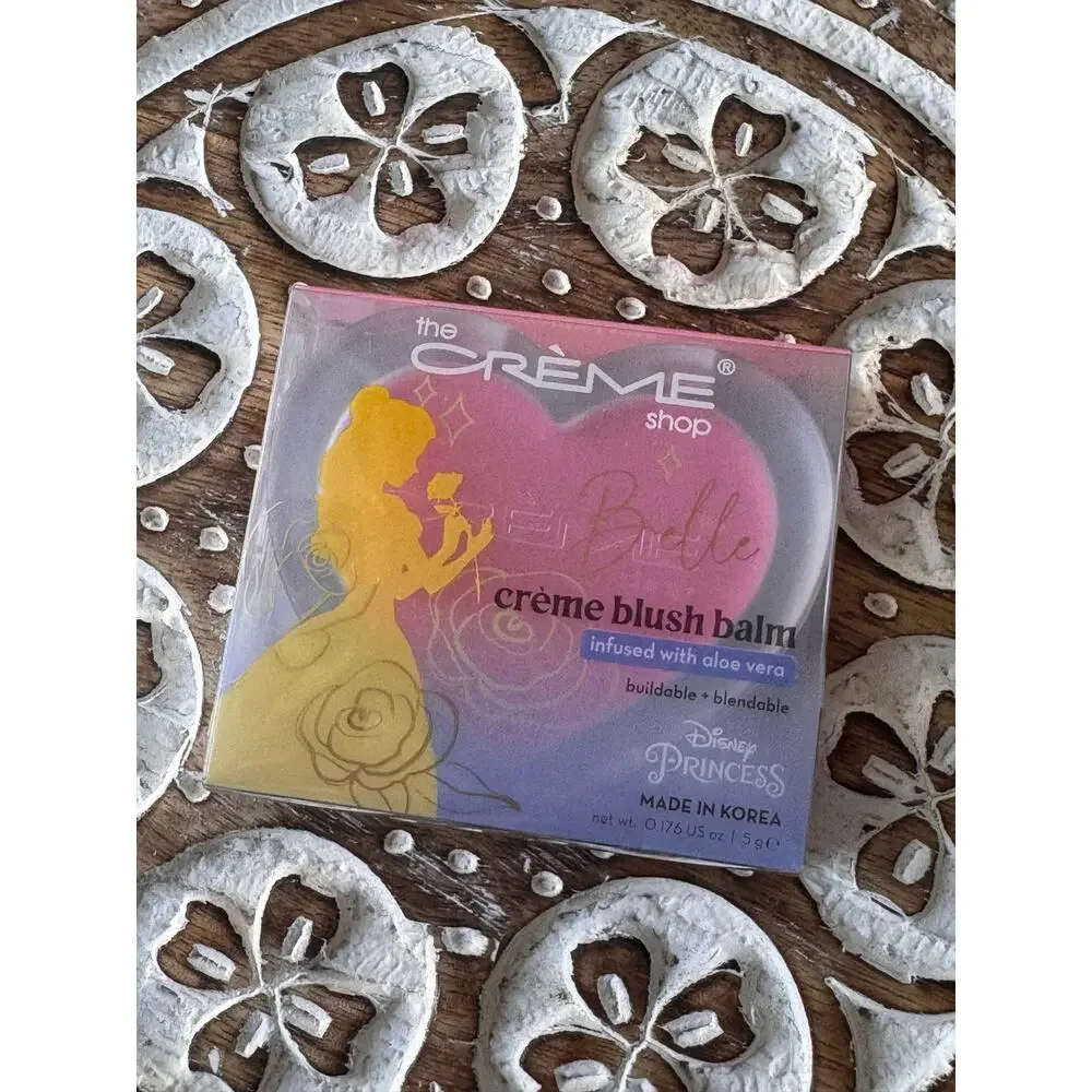 The Crème Shop x Disney Princess Belle Crème Blush Balm Enchanted Rose
